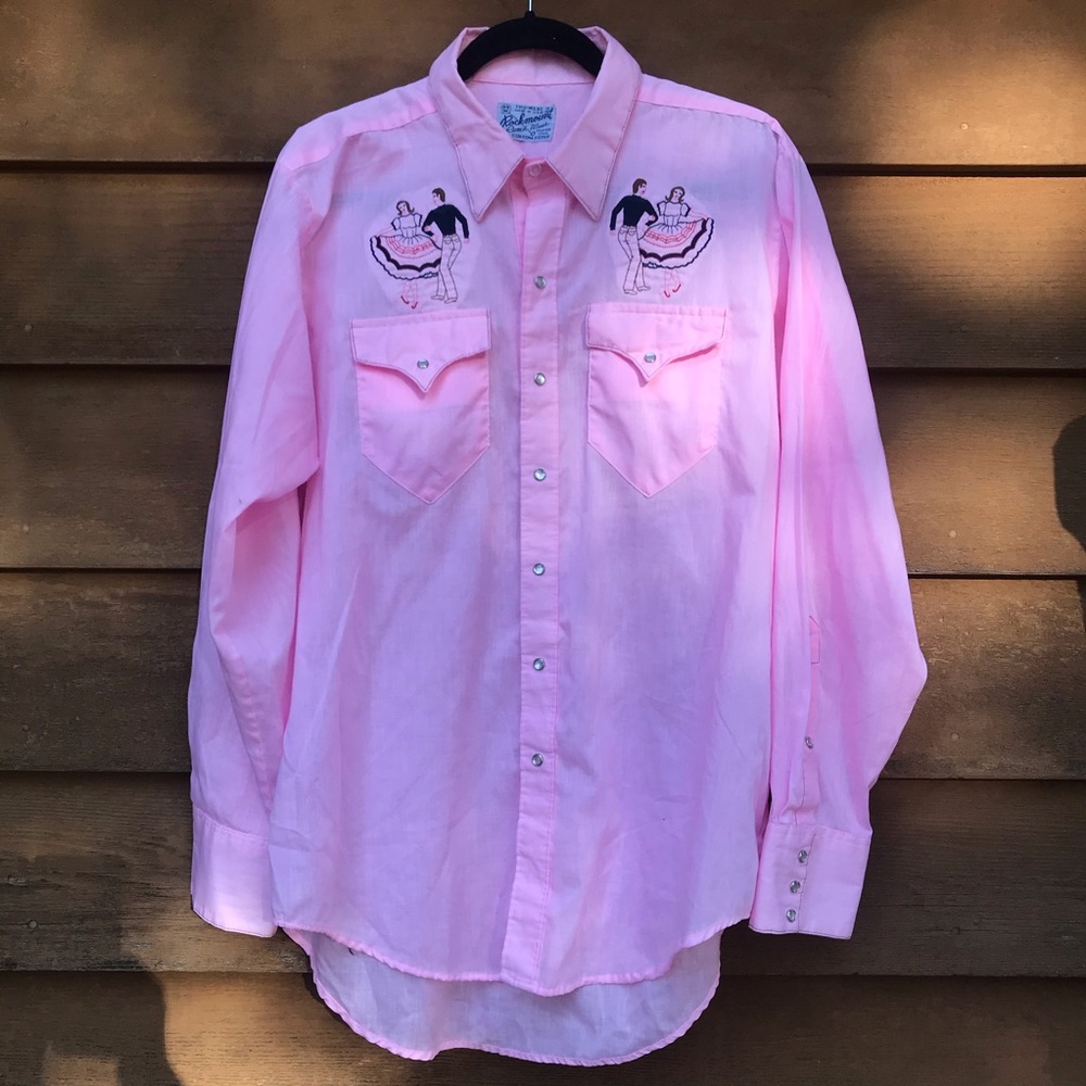 VTG | Rockmount | Western Embroider Pearl Button